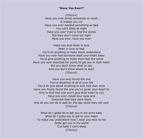 have you ever brandy lyrics|have you ever song lyrics.